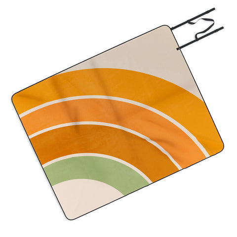 Gale Switzer Retro curve Picnic Blanket