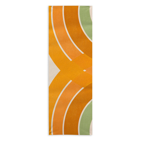 Gale Switzer Retro curve Yoga Towel