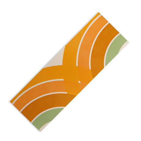 Gale Switzer Retro curve Yoga Mat