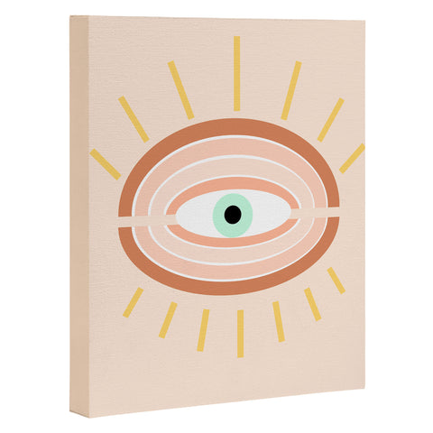 Gale Switzer Retro Evil Eye Art Canvas