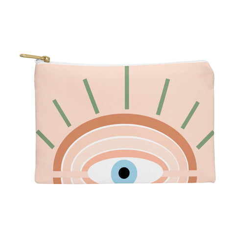 Gale Switzer Retro Evil Eye neutrals Pouch