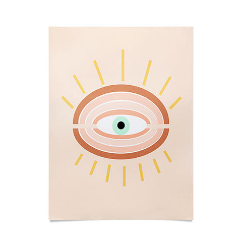 Gale Switzer Retro Evil Eye Poster