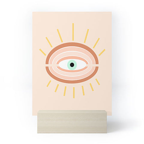 Gale Switzer Retro Evil Eye Mini Art Print