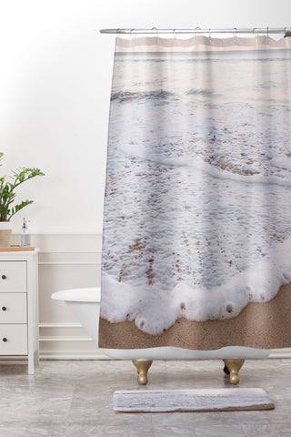 Gale Switzer Rushing in II Shower Curtain And Mat