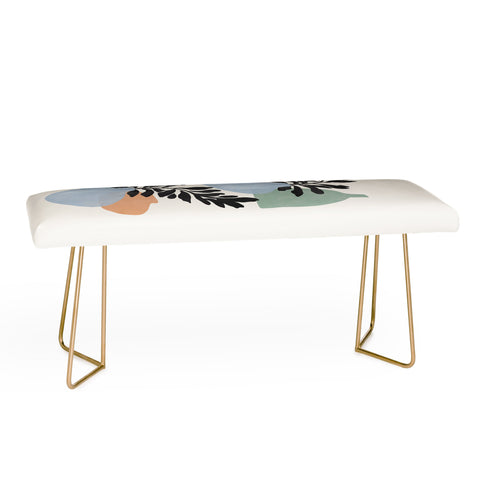 Gale Switzer Sea glass vases Bench