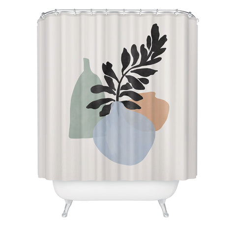 Gale Switzer Sea glass vases Shower Curtain