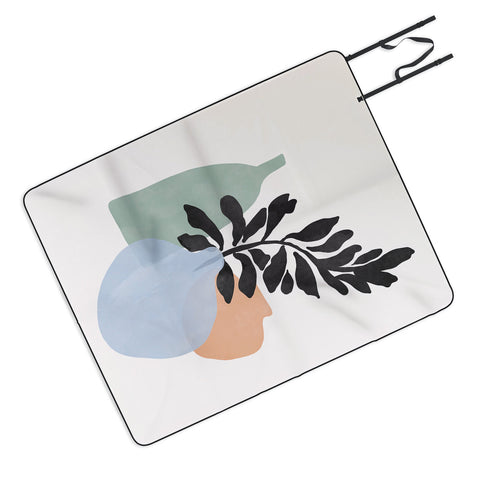 Gale Switzer Sea glass vases Picnic Blanket