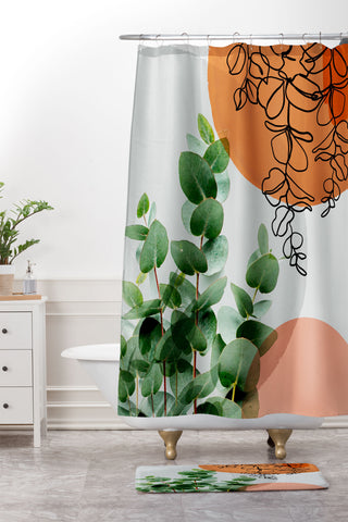 Gale Switzer Simpatico V4 Shower Curtain And Mat