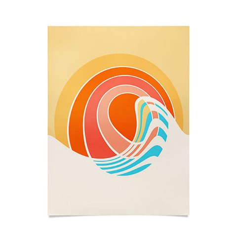 Gale Switzer Sun Surf Poster