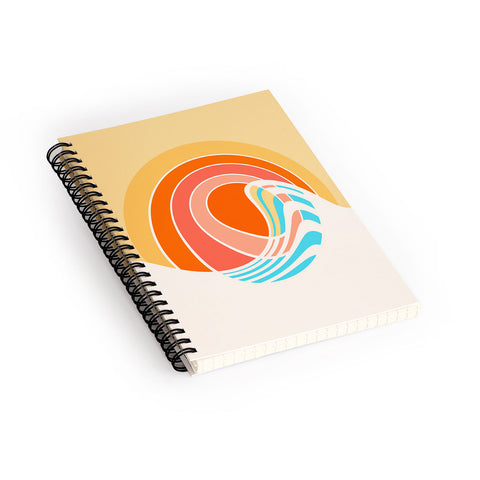 Gale Switzer Sun Surf Spiral Notebook