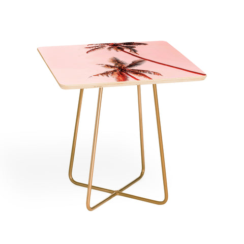 Gale Switzer Sunset Palm Trees Side Table