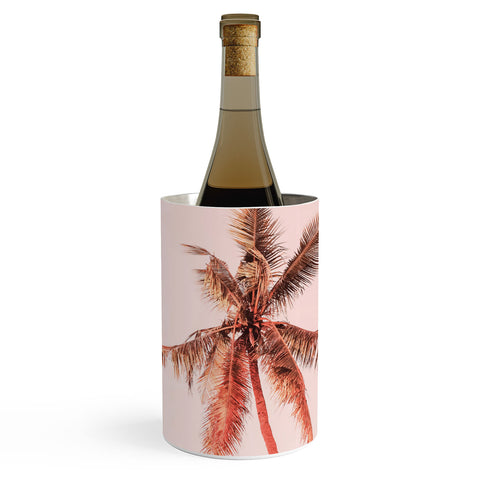 Gale Switzer Sunset Palm Trees Wine Chiller