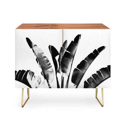 Gale Switzer Traveler Palm bw Credenza