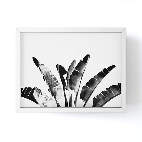 Gale Switzer Traveler Palm bw Framed Mini Art Print