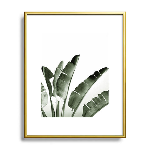 Gale Switzer Traveler Palm Metal Framed Art Print