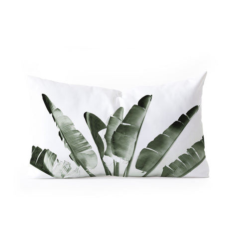 Gale Switzer Traveler Palm Oblong Throw Pillow