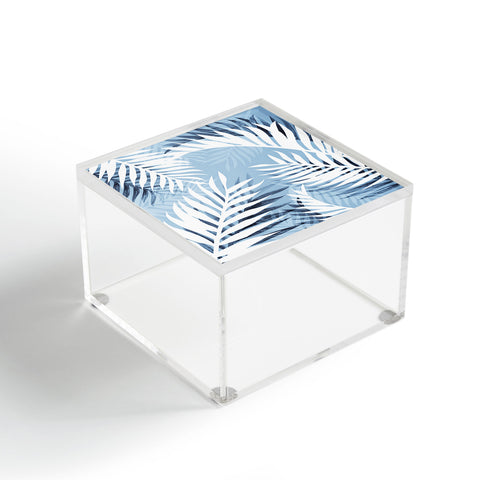 Gale Switzer Tropical Bliss chambray blue Acrylic Box