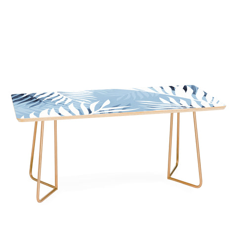 Gale Switzer Tropical Bliss chambray blue Coffee Table