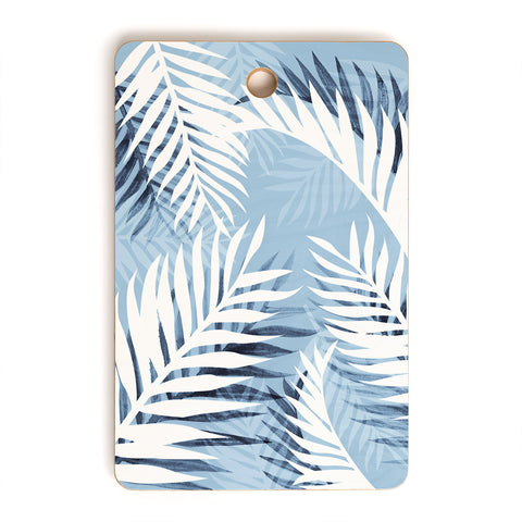 Gale Switzer Tropical Bliss chambray blue Cutting Board Rectangle