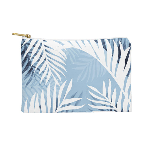 Gale Switzer Tropical Bliss chambray blue Pouch