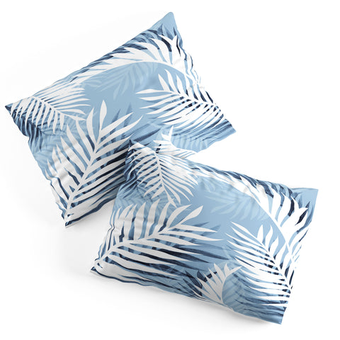 Gale Switzer Tropical Bliss chambray blue Pillow Shams
