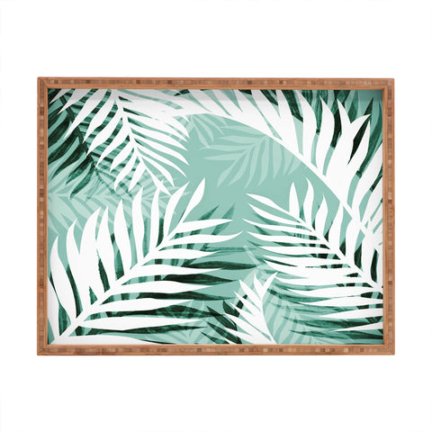 Gale Switzer Tropical Bliss jungle green Rectangular Tray