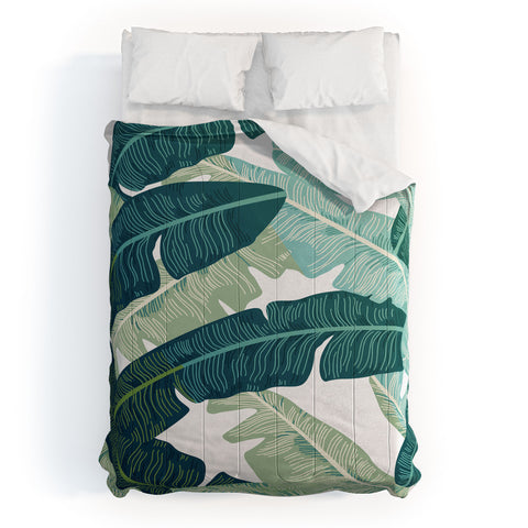 Gale Switzer Tropical oasis Comforter
