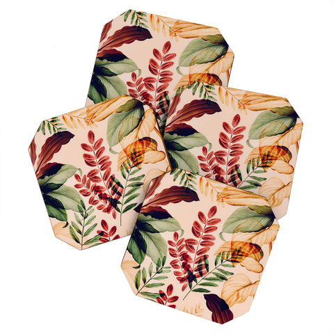 Gale Switzer Tropical Rainforests Coaster Set