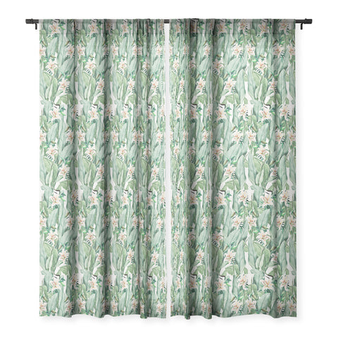 Gale Switzer Tropical state Sheer Window Curtain