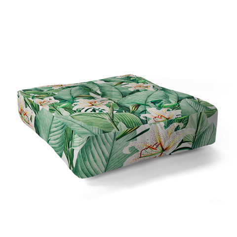Gale Switzer Tropical state Floor Pillow Square