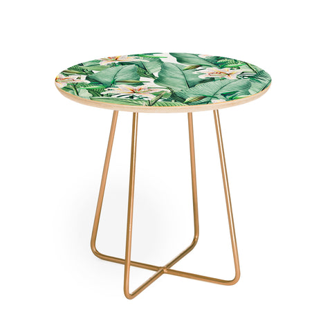 Gale Switzer Tropical state Round Side Table
