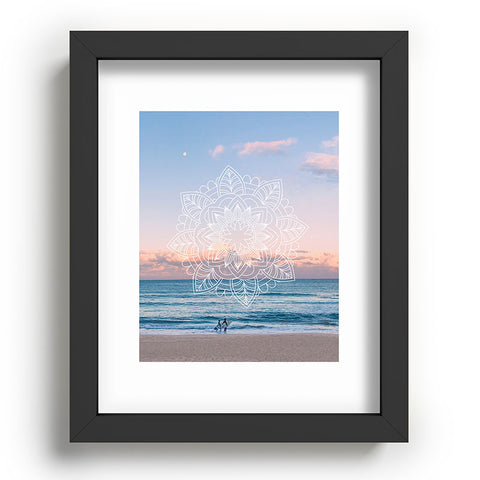 Gale Switzer Twilight Surf Mandala Recessed Framing Rectangle