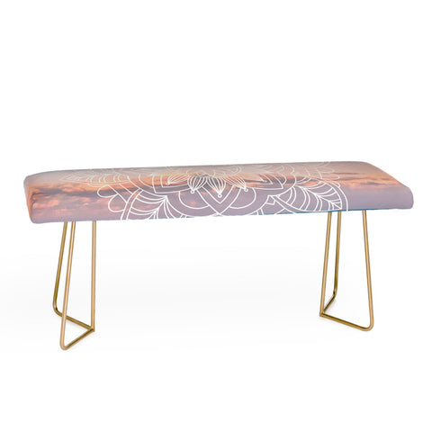 Gale Switzer Twilight Surf Mandala Bench