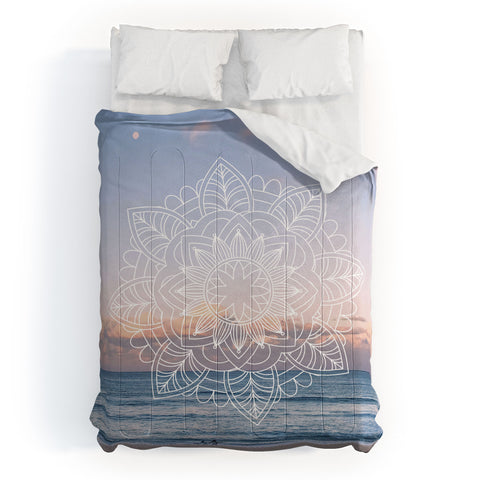 Gale Switzer Twilight Surf Mandala Comforter