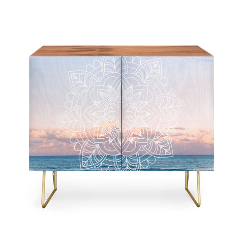 Gale Switzer Twilight Surf Mandala Credenza