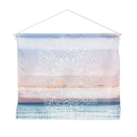 Gale Switzer Twilight Surf Mandala Wall Hanging Landscape