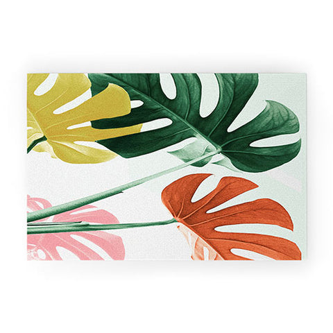 Gale Switzer Urban Jungle leaves Welcome Mat