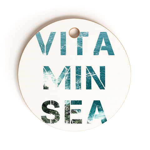 Gale Switzer Vitamin Sea Cutting Board Round