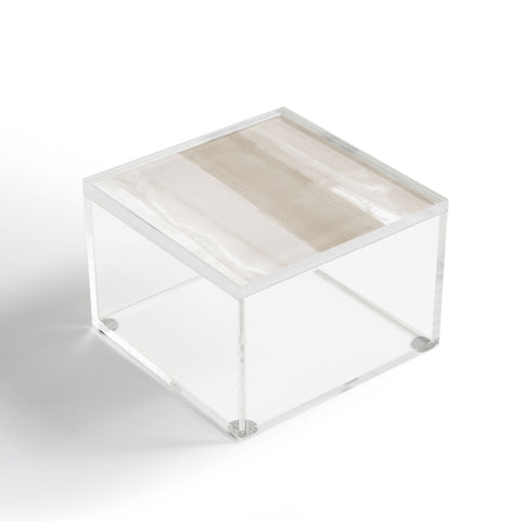 GalleryJ9 Beige Ombre Minimalist Abstract Painting Acrylic Box