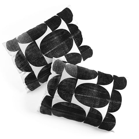 GalleryJ9 Black and White Mid Century Modern Op Art Pillow Shams