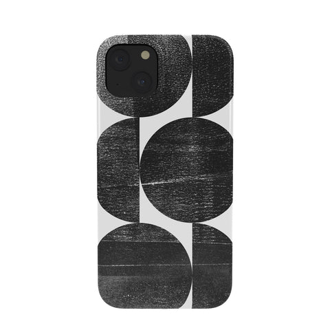 GalleryJ9 Black and White Mid Century Modern Op Art Phone Case