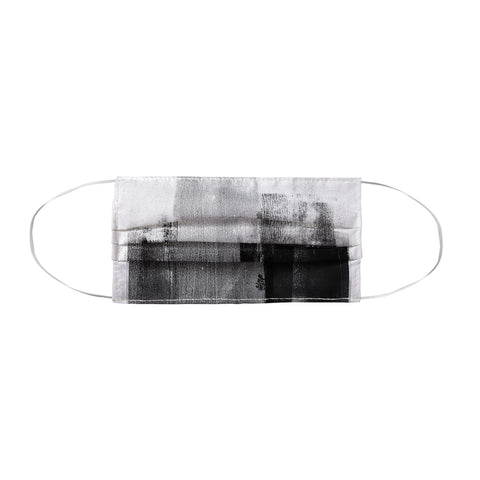 GalleryJ9 Black and White Minimalist Industrial Abstract Face Mask