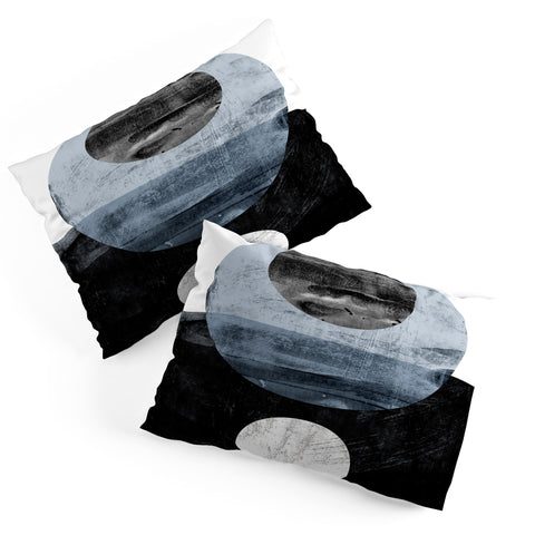 GalleryJ9 Circles Black and White Geometric Mid Century Modern Abstract Pillow Shams