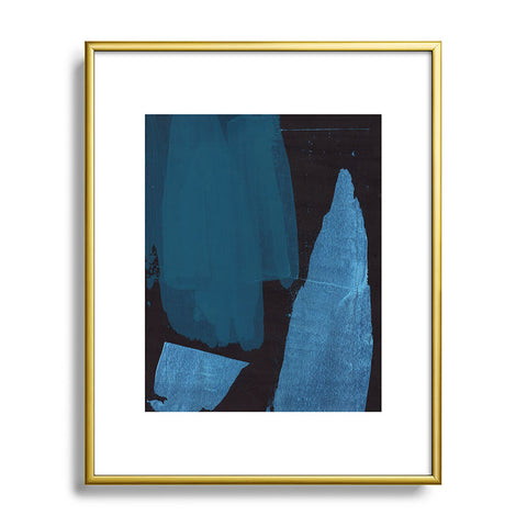 GalleryJ9 Dark Abstract Metal Framed Art Print