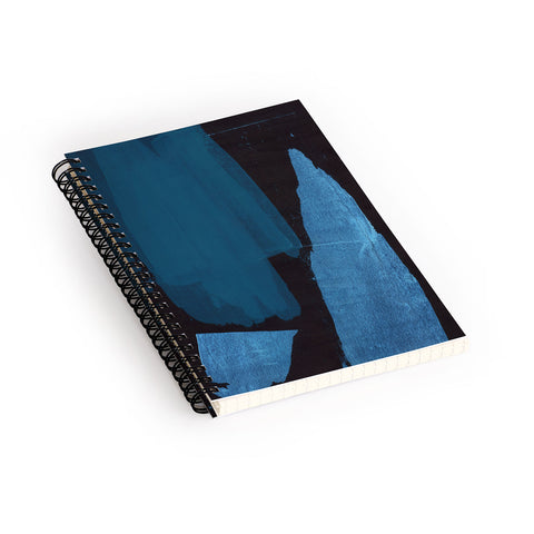 GalleryJ9 Dark Abstract Spiral Notebook