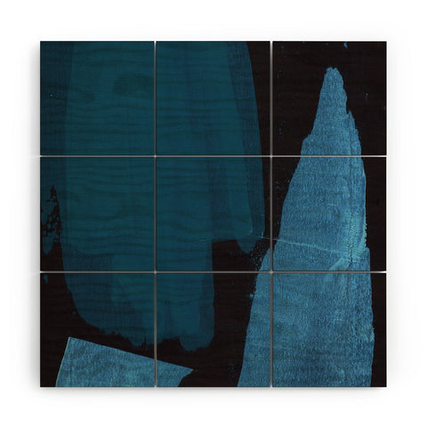 GalleryJ9 Dark Abstract Wood Wall Mural