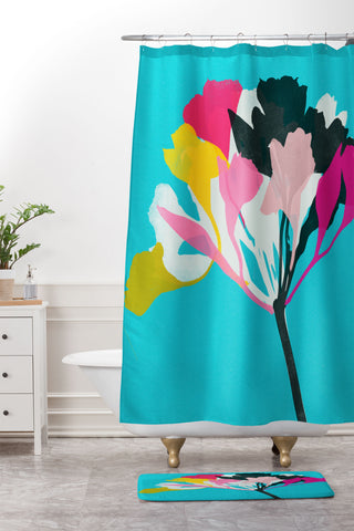 Garima Dhawan alstroemeria 1 Shower Curtain And Mat
