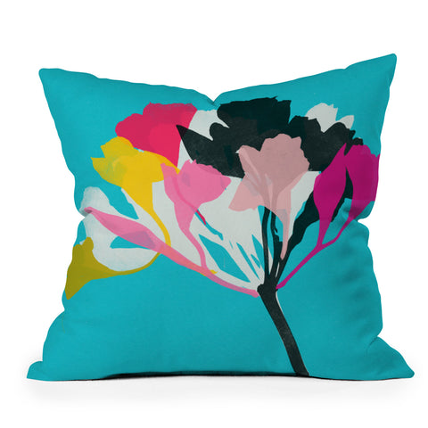 Garima Dhawan alstroemeria 1 Throw Pillow