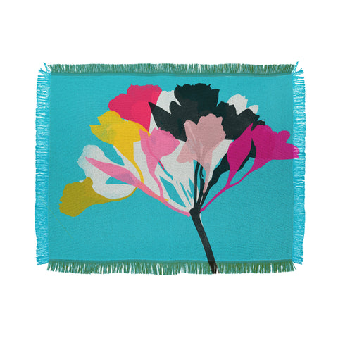 Garima Dhawan alstroemeria 1 Throw Blanket