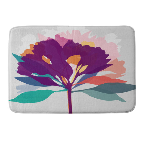 Garima Dhawan alstroemeria 2 Memory Foam Bath Mat